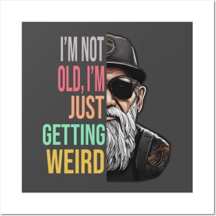 Old Man with Beard and Sunglasses Posters and Art